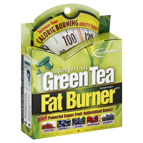Applied Nutrition Green Tea Fat Burner Liquid gel 30Ct