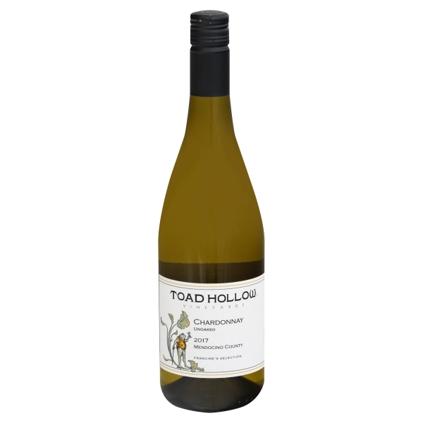 Toad Hollow Unoaked Chardonnay Francines Selection