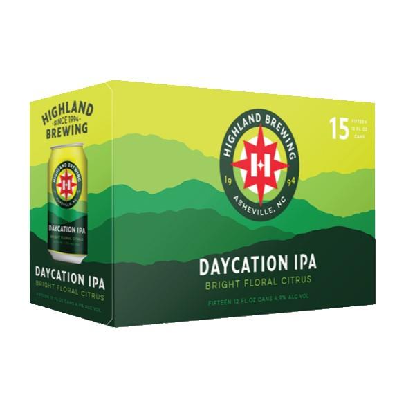 Highland Brewing Daycation IPA Bright Floral Citrus 15Pk 12Oz Cans