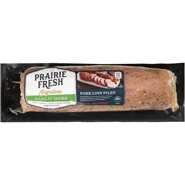 Prairie Fresh Signature Garlic Herb Pork Loin Filet