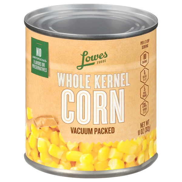 Lowes Foods Corn Vacuum Packed