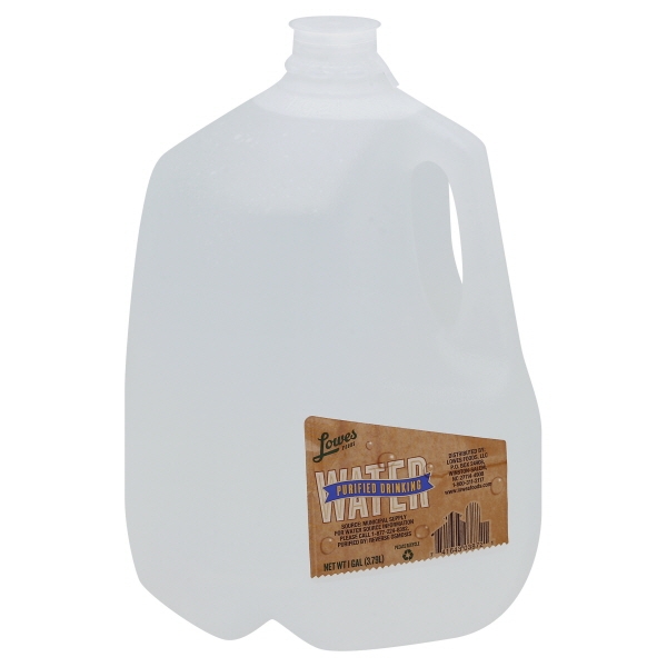 Lowes Foods Purified Drinking Water 1 Gallon Jug