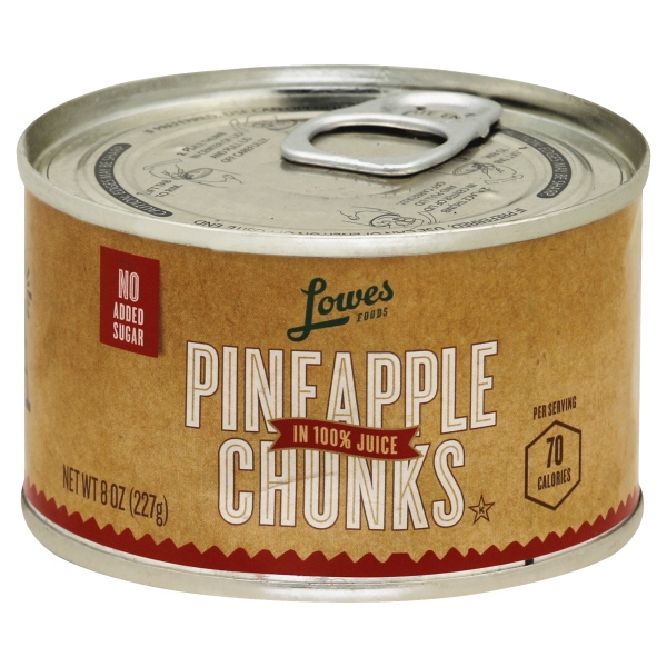 Lowes Foods Pineapple Chunk In Juice