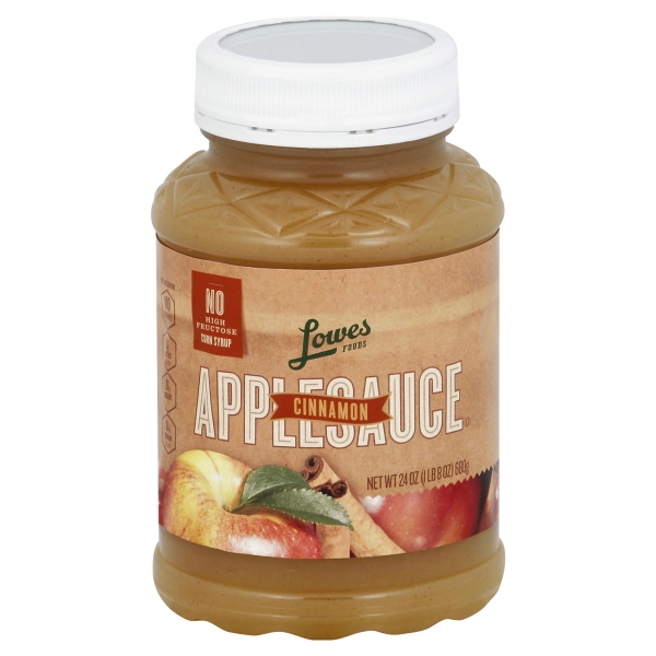 Lowes Foods Cinnamon Applesauce Jar