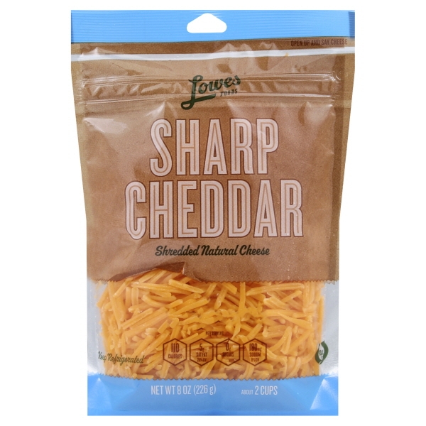 Lowes Foods Shredded Sharp Cheddar Cheese - Myrtle Beach GroceriesAhead