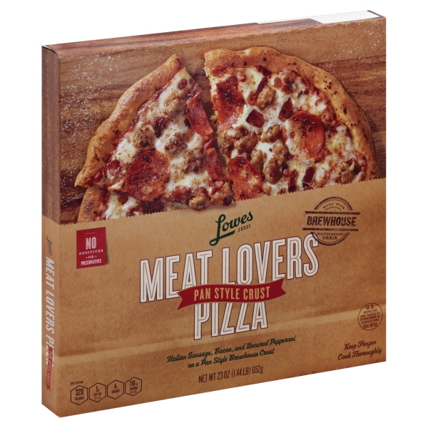 Lowes Foods Pan Crust Meat Lovers Pizza