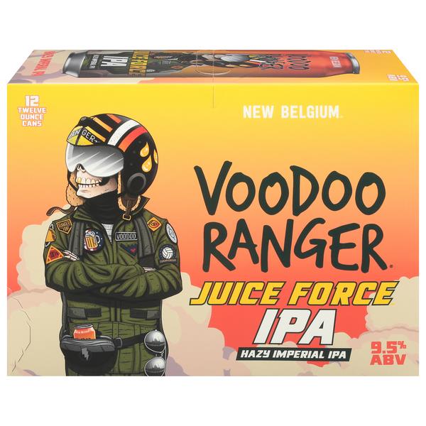 New Belgium Voodoo Ranger Juicy Force Hazy Imperial IPA 19.2Oz Can ...