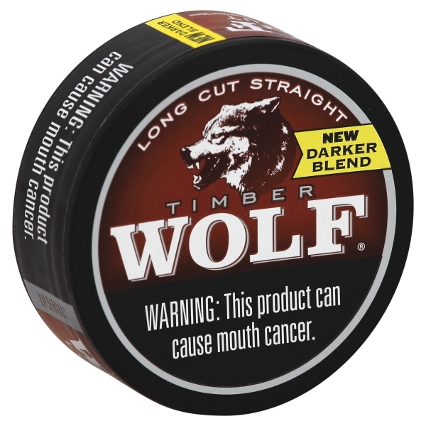Timber Wolf Long Cut Straight Chewing Tobacco