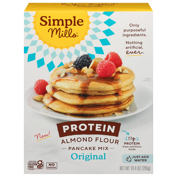 Simple Mills Protein Almond Flour Original Pancake Mix | Products 