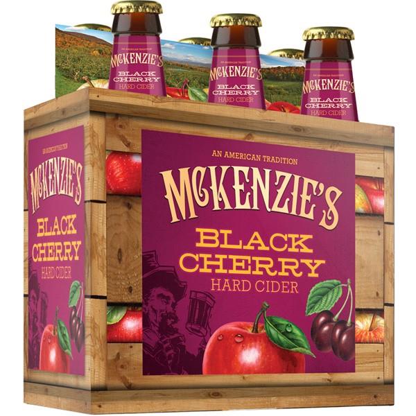 Mckenzie's Black Cherry Hard Cider 6Pk 12Oz Bottles