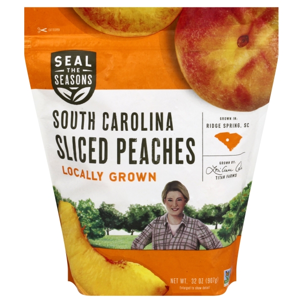 Seal the Seasons Local South Carolina Frozen Sliced Peaches