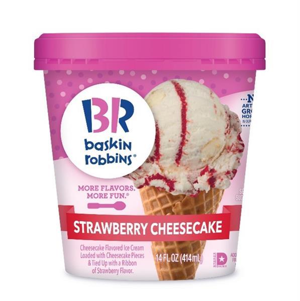 Baskin Robbins Strawberry Cheesecake - Myrtle Beach GroceriesAhead