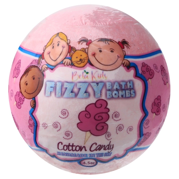 Bela Kids Fizzy Bath Bombs Pink Cotton Candy