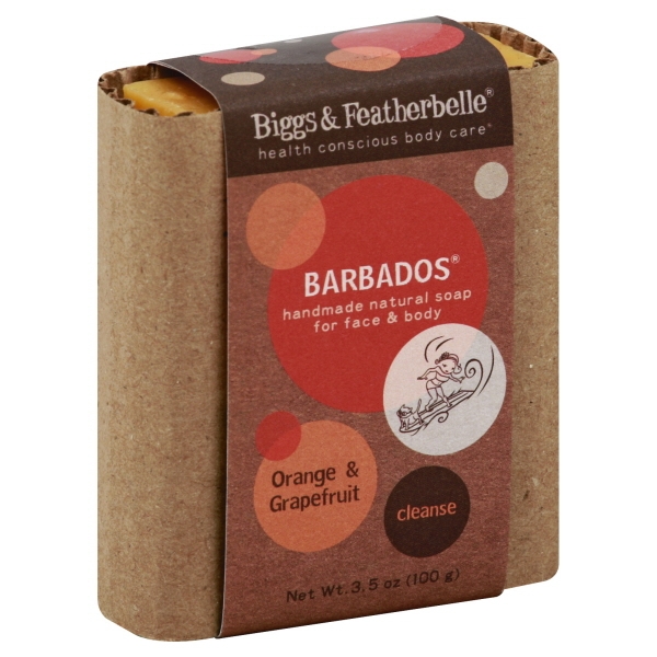 Biggs & Featherbelle Barbados Orange & Grapefruit Bar Soap