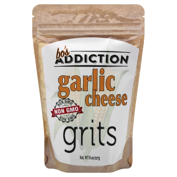 Bo's Addiction Garlic Cheese Grits