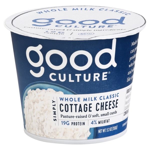 Good Culture 4% Whole Milk Classic Cottage Cheese - Myrtle Beach ...