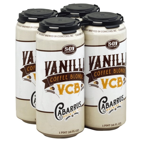 Cabarrus Brewing Vanilla Coffee Blonde 4Pk 16Oz Cans