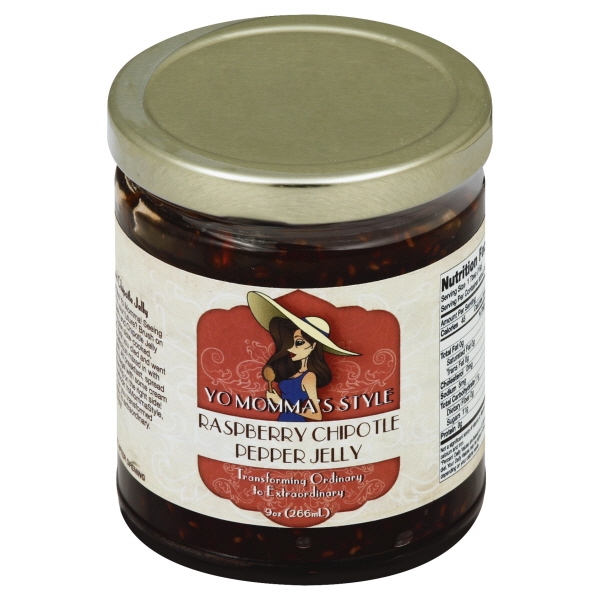 Yo Mommas Style Raspberry Chipotle Pepper Jelly
