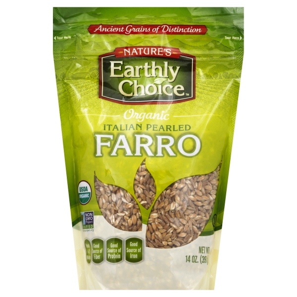 Natures Earthly Choice Organic Italian Pearled Farro Rice