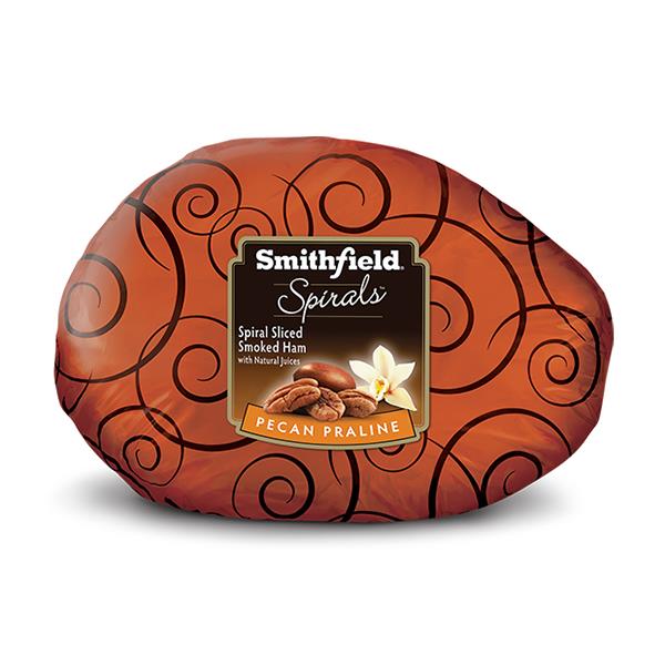 Smithfield Pecan Praline Spiral Half Ham (Avg. 9lb)