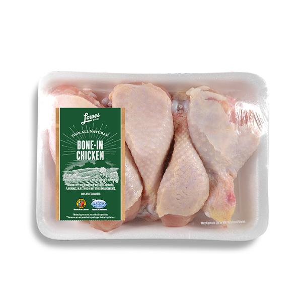 Lowes Foods Bone-In Chicken Drumsticks (Avg. 5 Pieces) (Avg. 1.5lb)